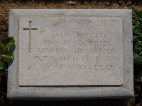 Struma Military Cemetery - Colquhoun, John